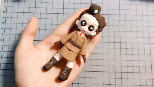 第五人格空军超轻粘土人偶,衣服教程完结篇!