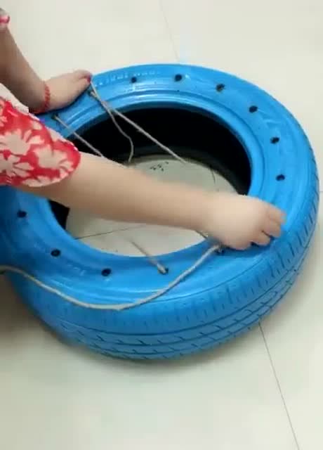 废轮胎这样做,比凳子还结实
