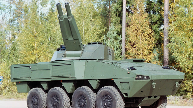 芬兰未来迫击炮系统:无人炮塔360度环射 水陆作战平台都能用