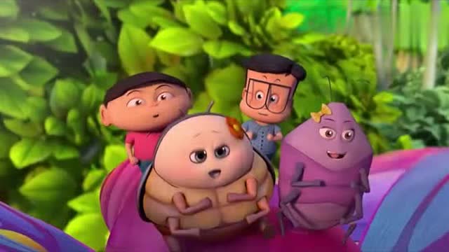 《疯了!桂宝》蒲公英做降落伞,桂宝阿芹安全回到家中