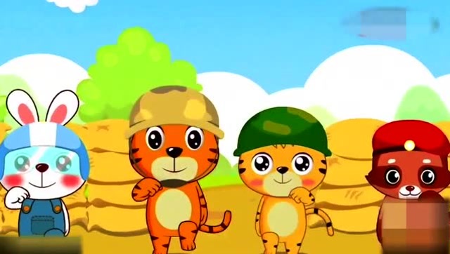 《我是勇敢小兵兵》简单易学的早教儿歌 儿歌动画 幼儿园经典儿歌