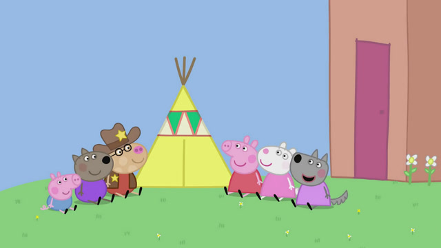 小猪佩奇:佩奇开心的回到家,给猪妈妈讲了海伦凯勒的故事