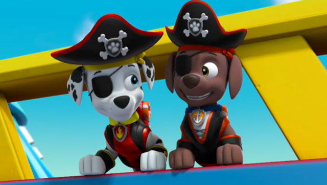 狗狗巡逻队毛毛装扮奇特造型 汪汪队立大功