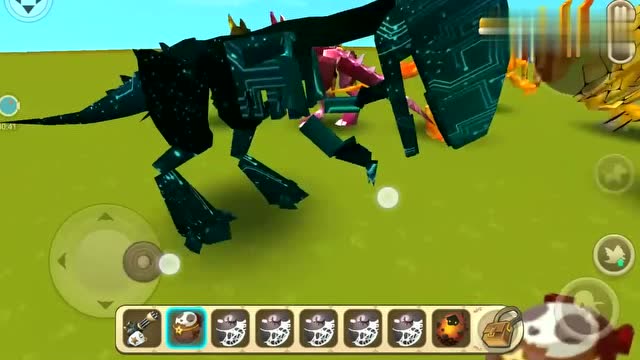 迷你世界召唤各种各样化石龙,侏罗纪来了!