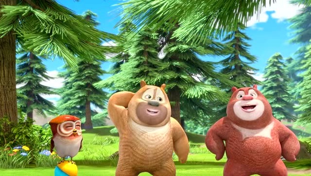 熊熊乐园:熊大熊二把最好的皮球风筝给涂涂玩,可是根本不适合涂涂