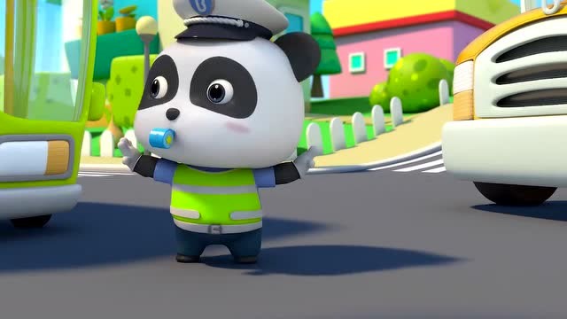 宝宝巴士:奇奇妙妙变成为了小小交通警察,厉害了!