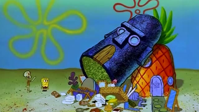 章鱼哥倾家荡产,就为了得到一张纸片,连房子也搭进去了