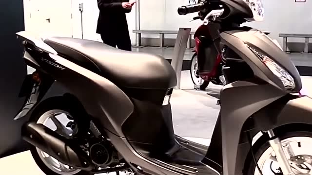 售价不到1万,2017本田新款五羊vision110小型踏板