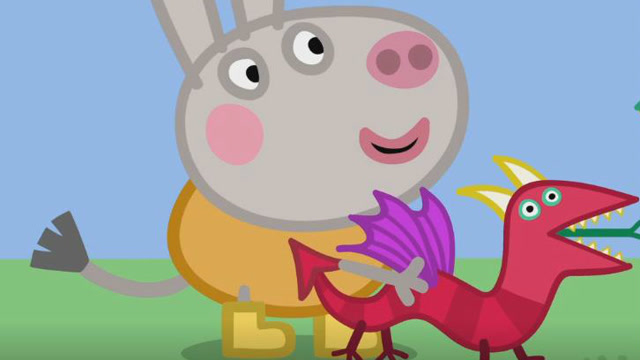 小毛驴戴芬有一个弟弟叫迪安,他跟乔治一样也喜欢恐龙