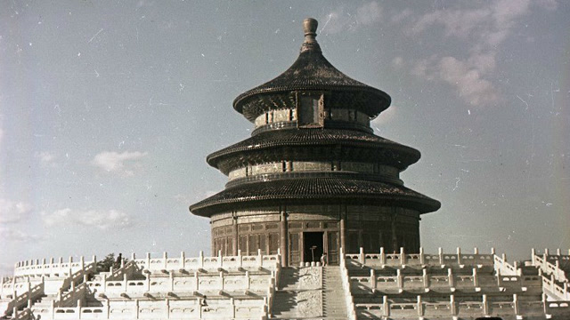 1949年北京祭坛的珍贵彩照 一个都城不可或缺的标配
