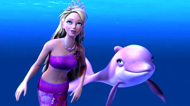 芭比之美人鱼历险记:梅丽娅离开魔幻王国,变回人身回到人间