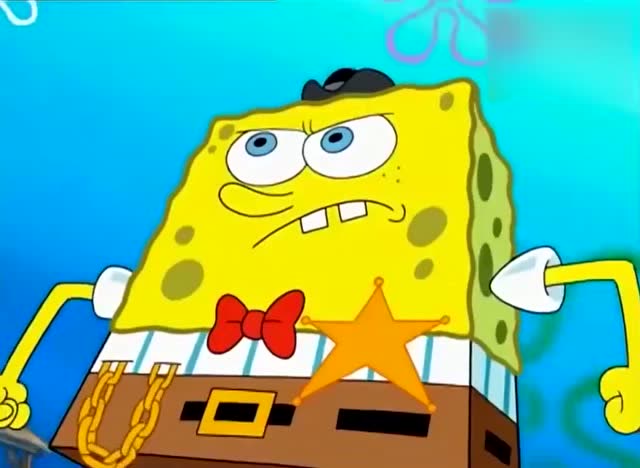 午时已到,海绵宝宝与痞老板的西部牛仔终极对决开始