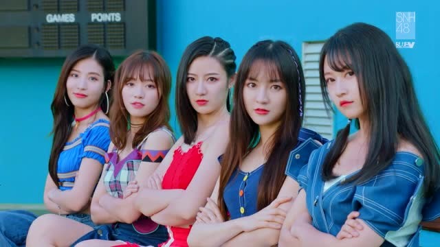 snh48 女团 - bluev 新单曲《mami》练习室舞蹈秀