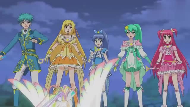 巴啦啦小魔仙:彩虹鸟变身成大鹏,带小魔仙飞上了天空,好酷
