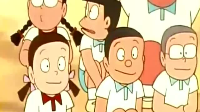 人见人爱胖虎眼睛都是红心!,哆啦梦:大雄变成女生后