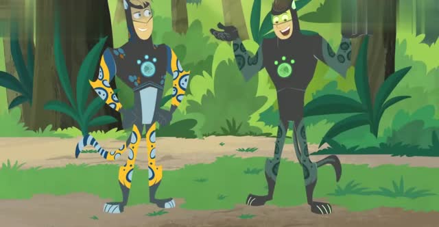 动物兄弟同时变身成美洲豹可是马丁的颜色尴尬了