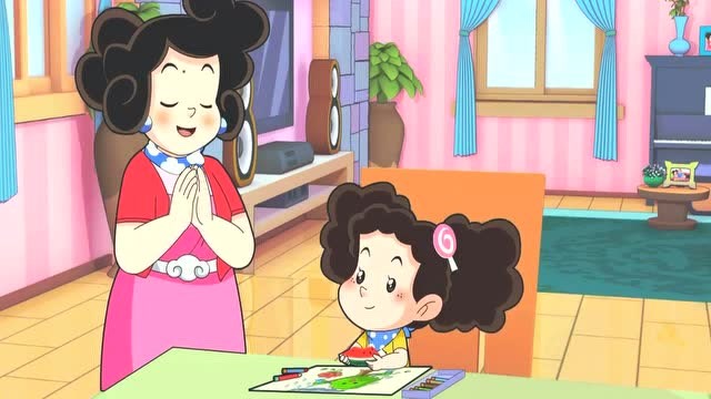 棉花糖但愿雨婆婆能听到她的愿望,结果真下雨了