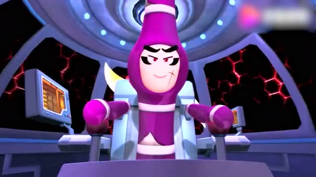 果宝特攻金霸王启动核能量后实力大增,轻松击败果宝特攻!