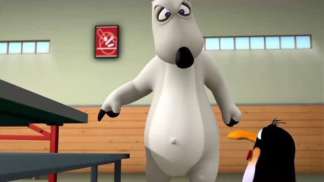 倒霉熊正能量早教篇:乒乓球