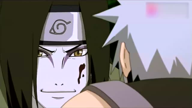 火影忍者:大蛇丸一苦无切开卡卡西面具,想走卡卡西都不拦了!