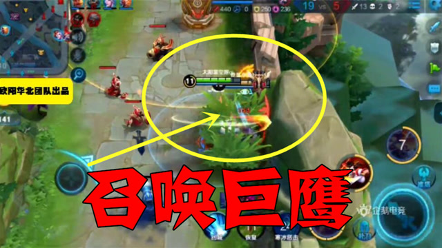 王者荣耀:召唤巨鹰疯狂屠杀逆天娜可露露的疯狂击杀秀实力操作