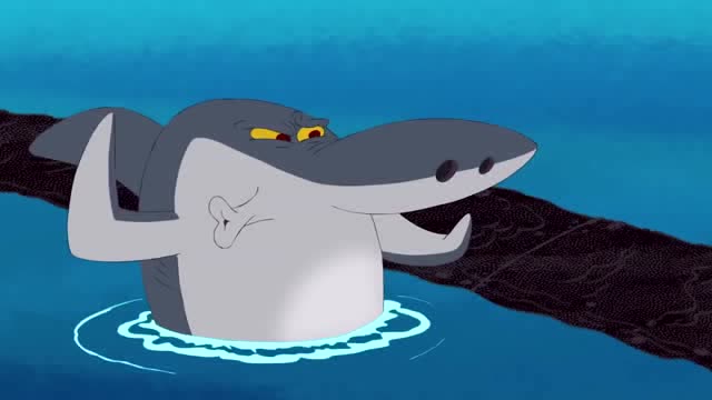 鲨鱼哥和美人鱼:zig艰信只要岩浆一直跑,总会抓到美人鱼的!