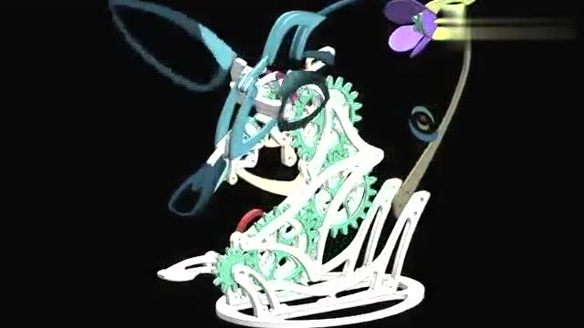 创意的机械鸟,这结构真是精美