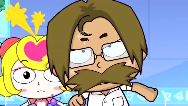 李门老师研究神奇药水没有成功,李门发现开心超人不见了