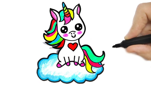 儿童简笔画小马宝莉画画