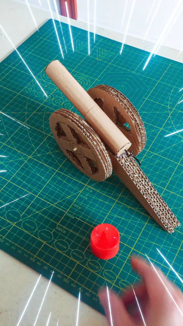 自制的大炮台模型,中日甲午海战时期的!