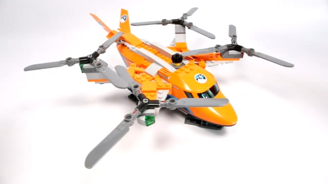 乐高积木玩具极地探险主题积木拼装极地空中运输机和勘察基地