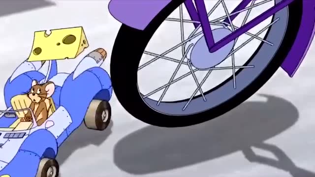 新猫和老鼠最倒霉的总是汤姆猫都被压扁了