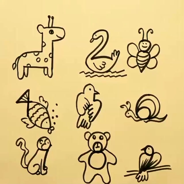 创意生活手工秀: 数字一到是十画画动物玩玩