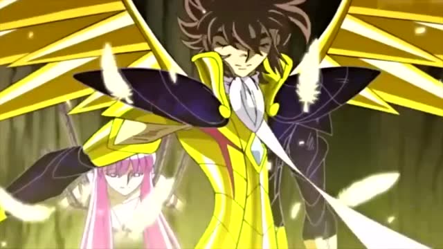 星矢vs黑暗圣斗士光牙,这也算是父与子的战斗了