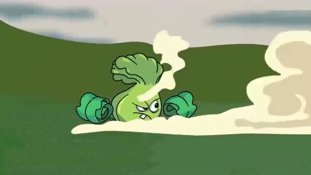植物大战僵尸:菠菜与巨人僵尸单挑,果然是菜鸡互啄