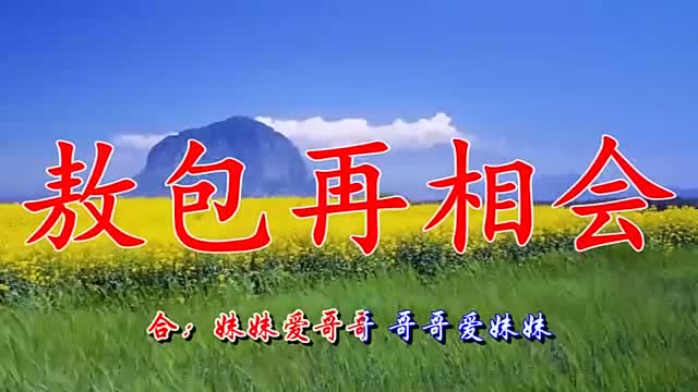 蒙克,乌兰托娅《敖包再相会》(慢四版)好听至极,已设置为铃声