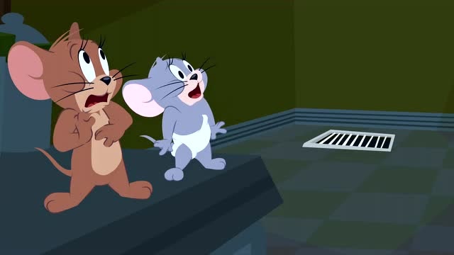 新猫和老鼠:魔鬼从地下室爬上来了,我好怕害!杰瑞快把它赶走