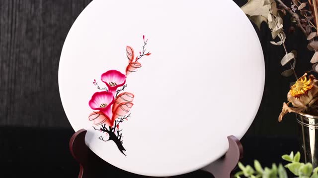 果酱画喇叭花--周毅食品雕刻绘画系类