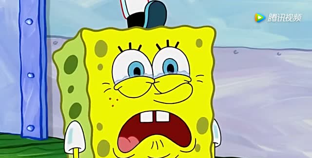 海绵宝宝被开除,悲伤到拽断自己手臂