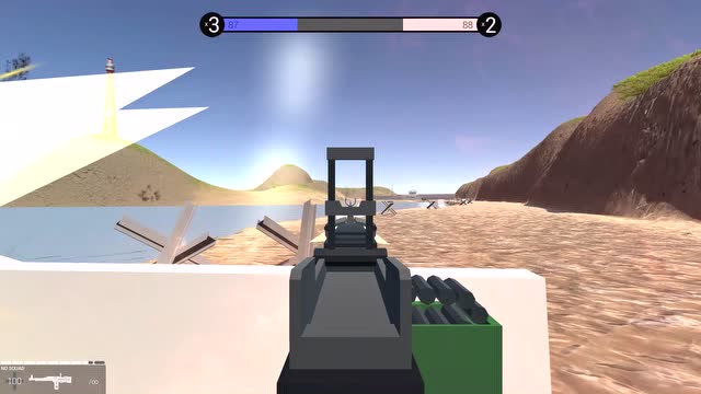 战地模拟器:机枪大战,使用重型机枪守卫据点