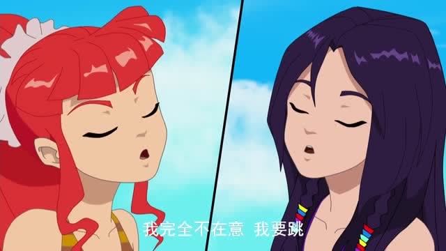泡泡美人鱼:妮娜那么的任性,好朋友也阻止不了她比赛,怎么办呢