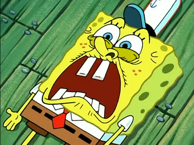 海绵宝宝现在好紧张,大家都变成了蟹黄堡!