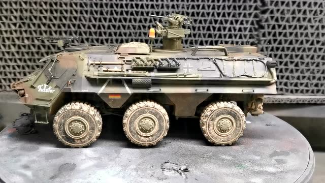 德军狐式装甲车,历时三个月,终于完成了