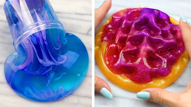 趣味学习:蛋糕泥 水晶泥 史莱姆随心捏捏