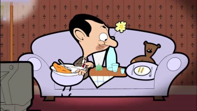 《憨豆先生》豆豆哥在家里自己准备了美味的薯条?