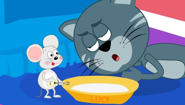 猫和老鼠:老鼠把猫的食物抢了,猫却无可奈何