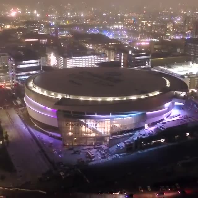 勇士新球馆大通中心,夜景欣赏,真的太漂亮了