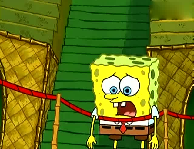 海绵宝宝:大扇贝在休息,宝宝在一旁喋喋不休,结果惹得对方暴走