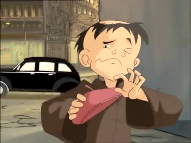 三毛流浪记:小拉里买了新帽子,劝三毛去认干爹,却被三毛拒绝