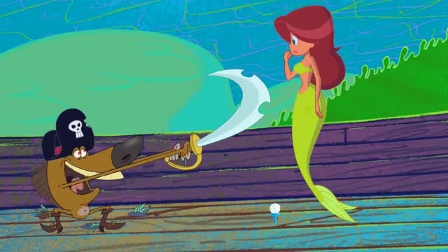 《鲨鱼哥和美人鱼》球被小丑鱼吃了,难怪鲨鱼哥总是不进球